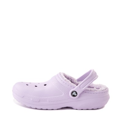 Alternate view of Crocs Classic Fuzz-Lined Clog - Lavender