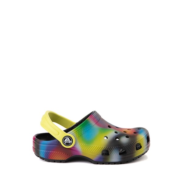 Main view of Crocs Classic Solarized Clog - Baby / Toddler - Black / Multicolor