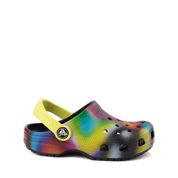 Main view of Crocs Classic Solarized Clog - Baby / Toddler - Black / Multicolor