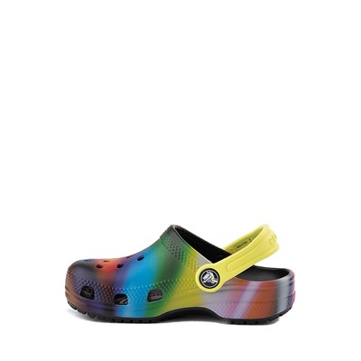 Alternate view of Crocs Classic Solarized Clog - Baby / Toddler - Black / Multicolor