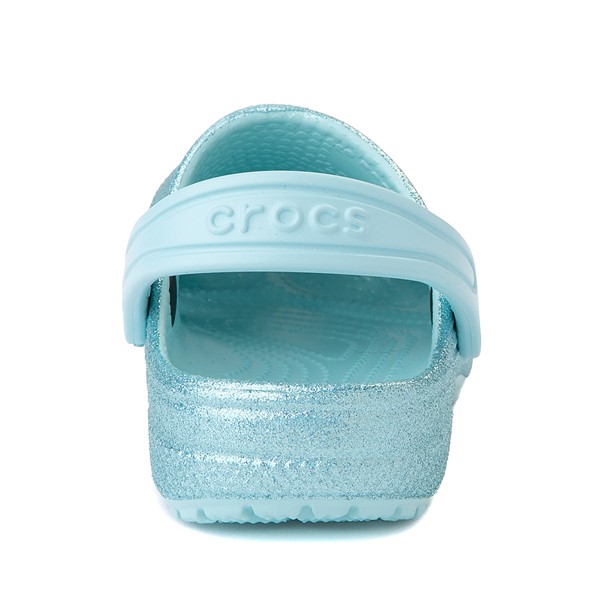 alternate view Crocs Classic Glitter Clog - Baby / Toddler - Pure WaterALT4