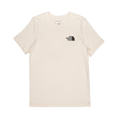 Alternate view of Womens The North Face Never Stop Exploring&trade; Box Tee - Gardenia White / Gravel