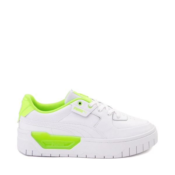 Main view of Womens PUMA Cali Dream Athletic Shoe - White / Neon Green