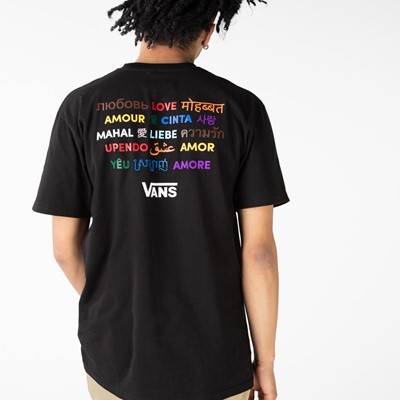 Vue alternative de T-shirt Vans Pride pour hommes - Noir