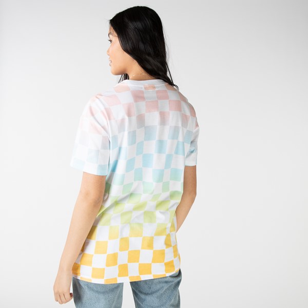 alternate view T-shirt Vans Wavy à motif en damier pour femmes - MulticoloreALT4