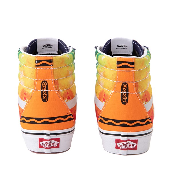 alternate view Vans x Crayola Sk8-Hi Mash Up Melt Skate Shoe - MulticolourALT4