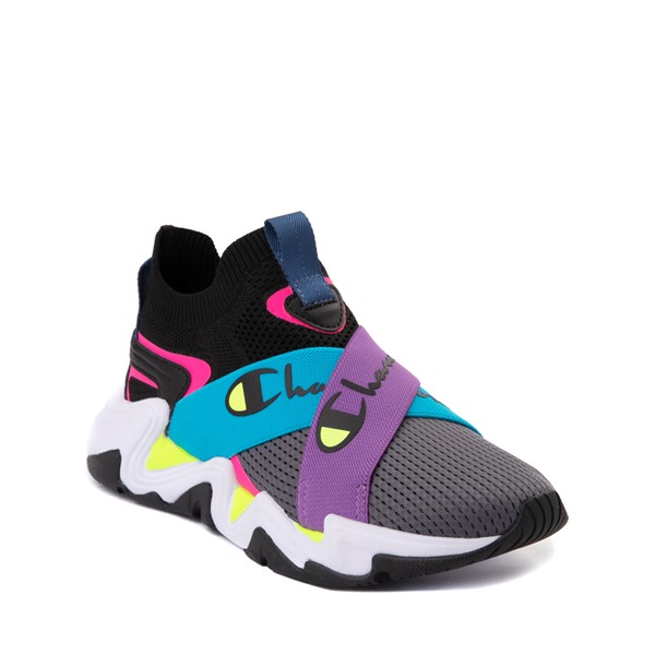 alternate view Chaussure athlétique Champion Hyper C X Low - Junior - Noire / MulticoloreALT5