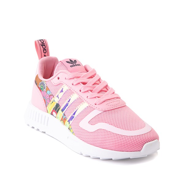 alternate view adidas Multix Athletic Shoe - Little Kid - Pink / Floral / LenticularALT5