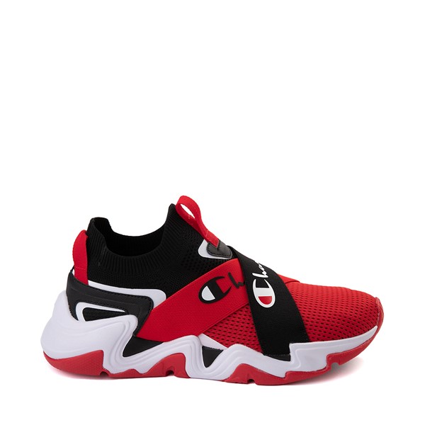 Main view of Champion Hyper Cross Low Athletic Shoe - Red / Black / White
