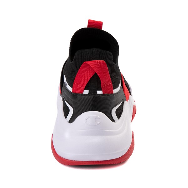 alternate view Champion Hyper Cross Low Athletic Shoe - Red / Black / WhiteALT4