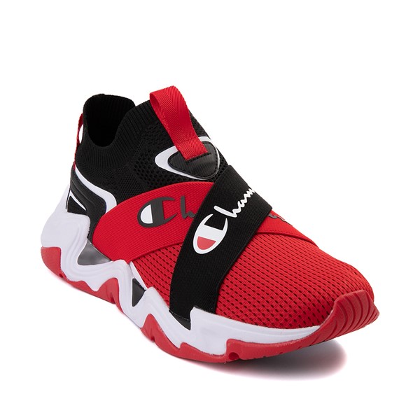 alternate view Champion Hyper Cross Low Athletic Shoe - Red / Black / WhiteALT5
