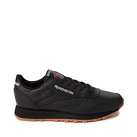 Chaussure athletique en cuir Reebok Classic pour hommes Noire Gomme JourneysCanada