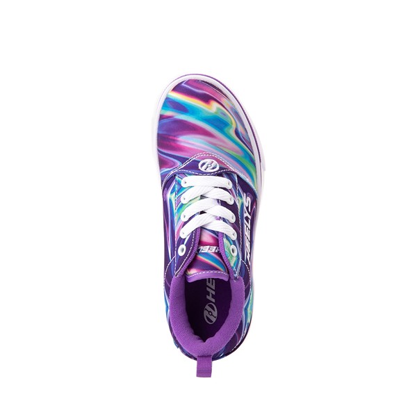 alternate view Heelys Pro 20 Skate Shoe - Little Kid / Big Kid - Purple / Rainbow SwirlALT2