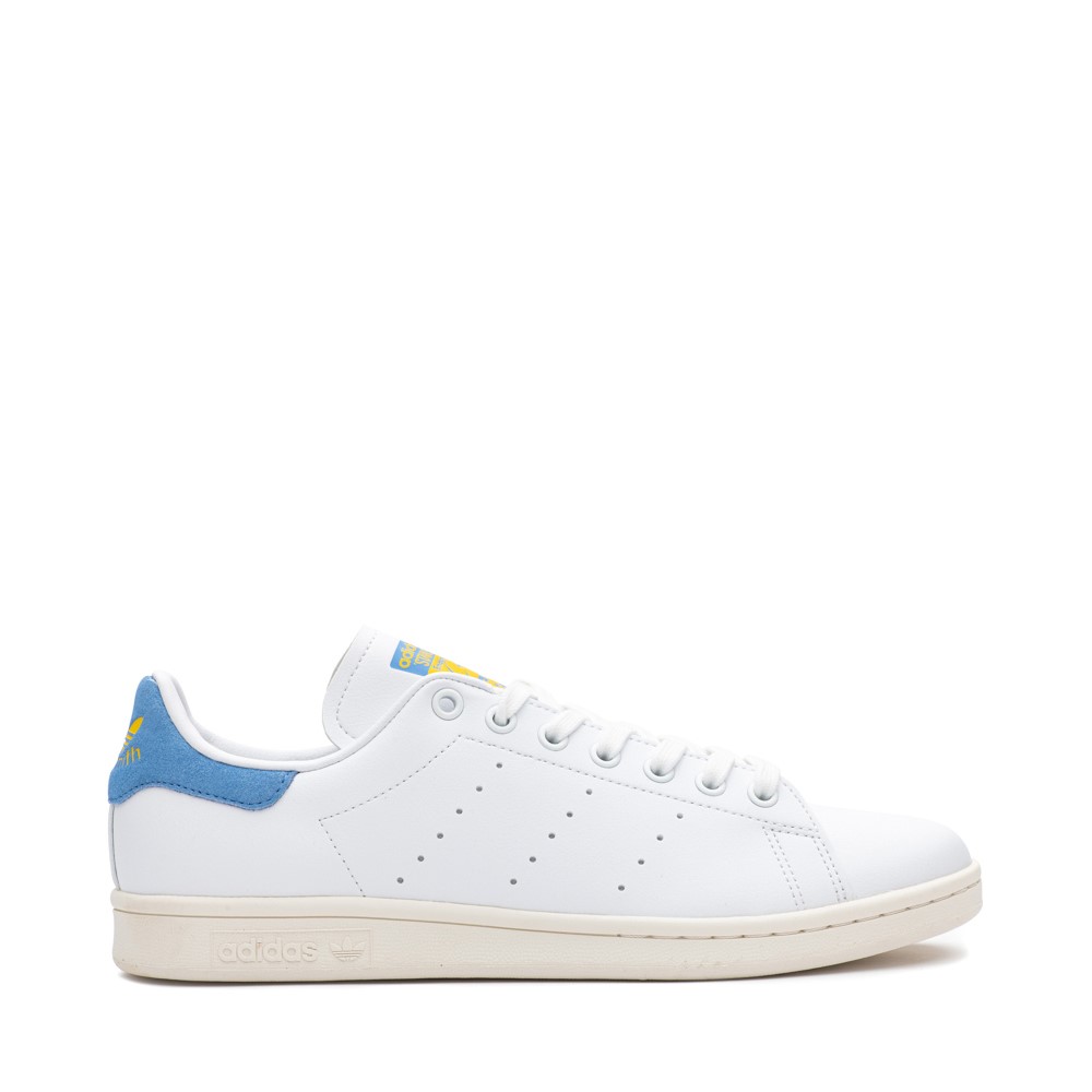 Mens adidas Stan Smith Athletic Shoe - White / Real Blue