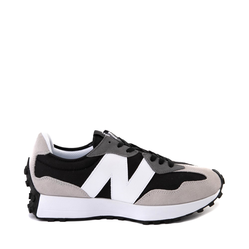 Mens New Balance 327 Athletic Shoe - Black / White / Grey