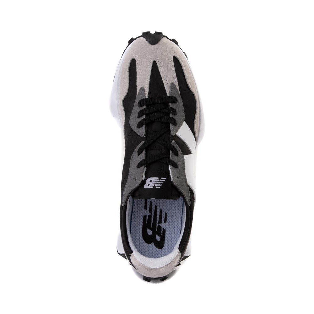 Mens New Balance 327 Athletic Shoe - Black / White / Grey 