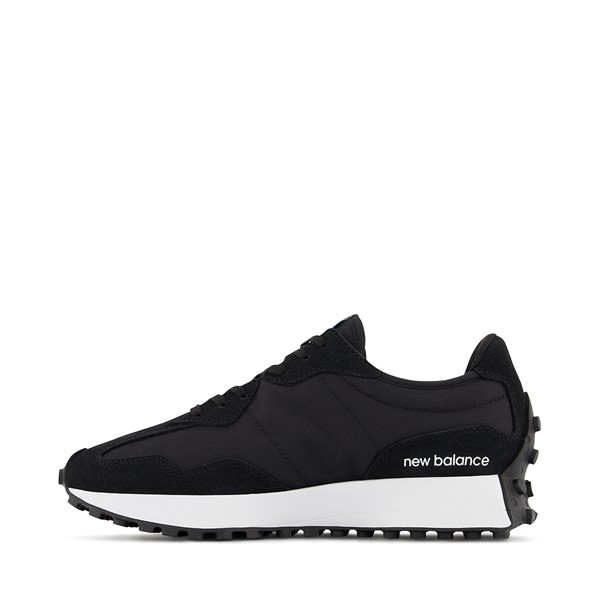 alternate view Womens New Balance 327 Athletic Shoe - Black / WhiteALT1