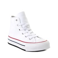 Converse haute blanche outlet fille