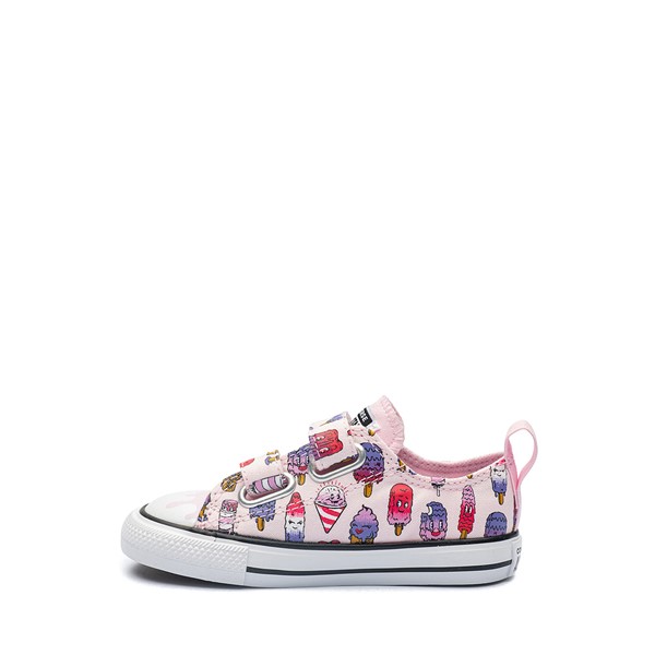 alternate view Converse Chuck Taylor All Star 2V Lo Sneaker - Baby / Toddler - Pink / Ice CreamALT1