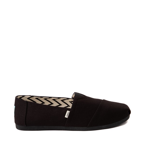 Main view of Mens TOMS Classic Slip On Casual Shoe - Black