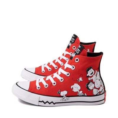 Alternate view of Basket Converse x Peanuts Chuck Taylor All Star Hi - Rouge