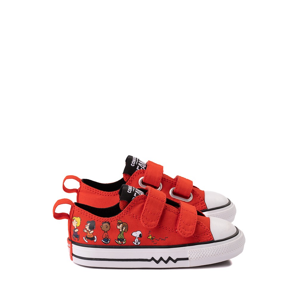 Converse x Peanuts Chuck Taylor All Star 2V Lo Sneaker - Baby / Toddler - Signal Red