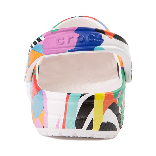 alternate view Crocs Classic Retro Resort Clog - White / MulticolourALT4