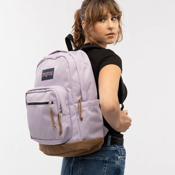 alternate view JanSport Right Pack Backpack - Pastel LilacALT1BADULT