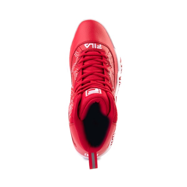 alternate view Mens Fila MB Athletic Shoe - Red / WhiteALT2