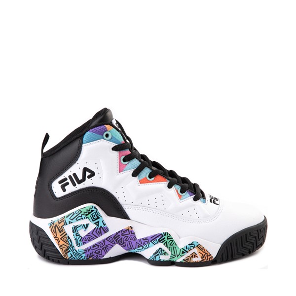 Main view of Womens Fila MB '90s Athletic Shoe - White / Multicolour
