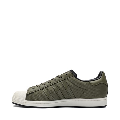 Alternate view of Mens adidas Superstar Athletic Shoe - Olive / White