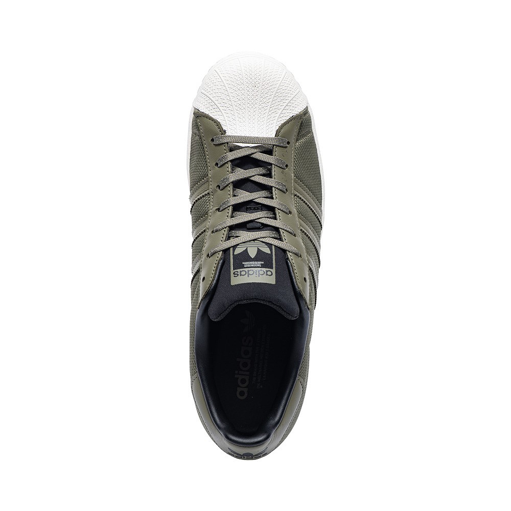 Mens adidas Superstar Athletic Shoe - Olive / White | JourneysCanada