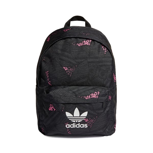 Main view of adidas Rekive Classic Backpack - Black / Carbon / Bliss Pink