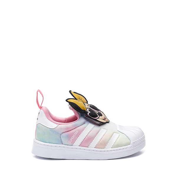Main view of adidas x Disney Superstar 360 Minnie Mouse Slip On Athletic Shoe - Baby / Toddler - Light Pink / Multicolor