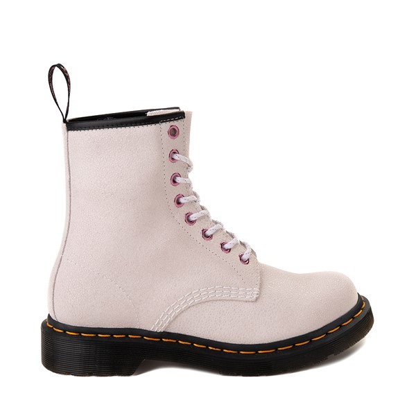Main view of Womens Dr. Martens 1460 8-Eye Bejeweled Boot - White