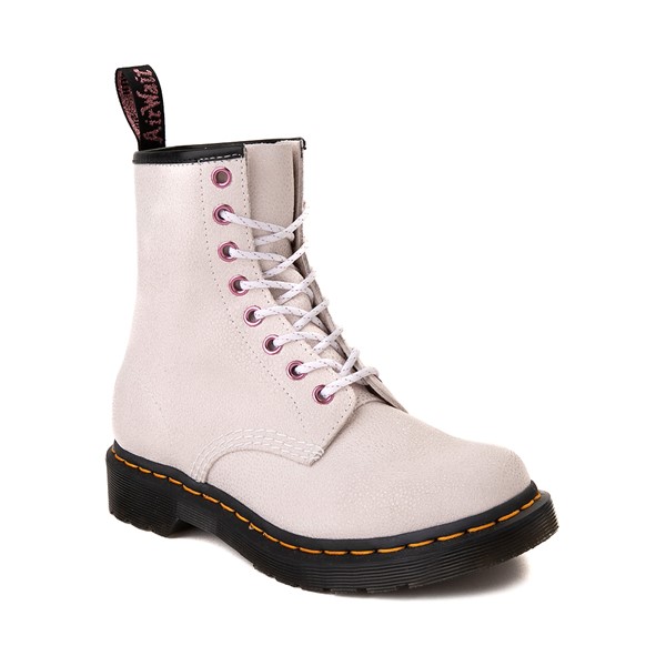 alternate view Womens Dr. Martens 1460 8-Eye Bejeweled Boot - WhiteALT5