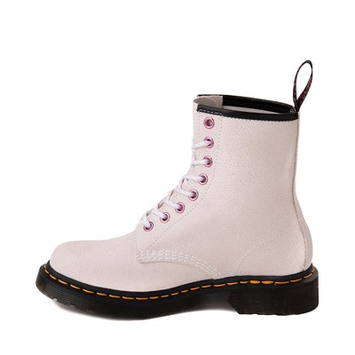 Alternate view of Womens Dr. Martens 1460 8-Eye Bejeweled Boot - White