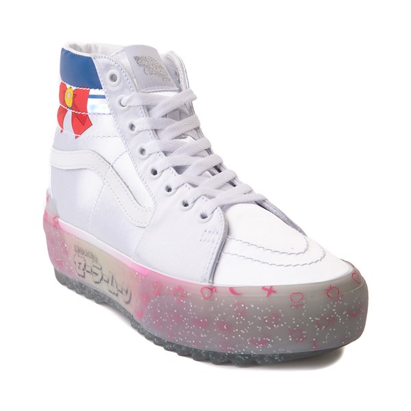alternate view Chaussure de skate compensée Vans x Sailor Moon Sk8 Hi - ArgentéeALT5