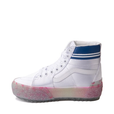 Vue alternative de Chaussure de skate compensée Vans x Sailor Moon Sk8 Hi - Argentée
