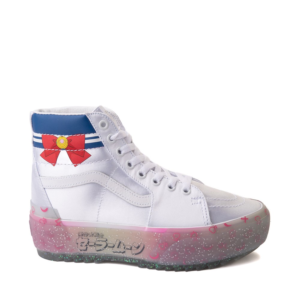 Vans x Sailor Moon Sk8-Hi Stacked Skate Shoe - Silver