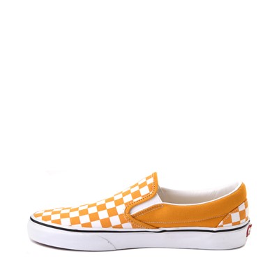 Alternate view of Vans Slip-On Checkerboard Skate Shoe - Golden Yellow