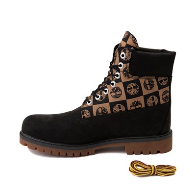 Alternate view of Mens Timberland 6&quot; Classic Patchwork Boot - Black