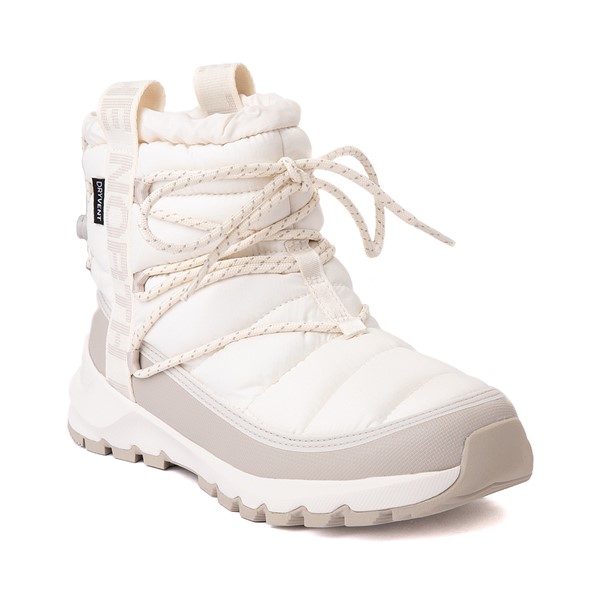 alternate view Womens The North Face Thermoball™ Boot - Gardenia White / Silver GreyALT5