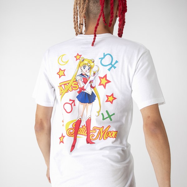 Vue principale de T-Shirt Vans x Sailor Moon pour hommes - Blanc