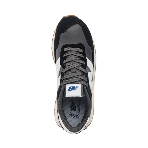 alternate view Mens New Balance 237 Athletic Shoe - Black / WhiteALT2