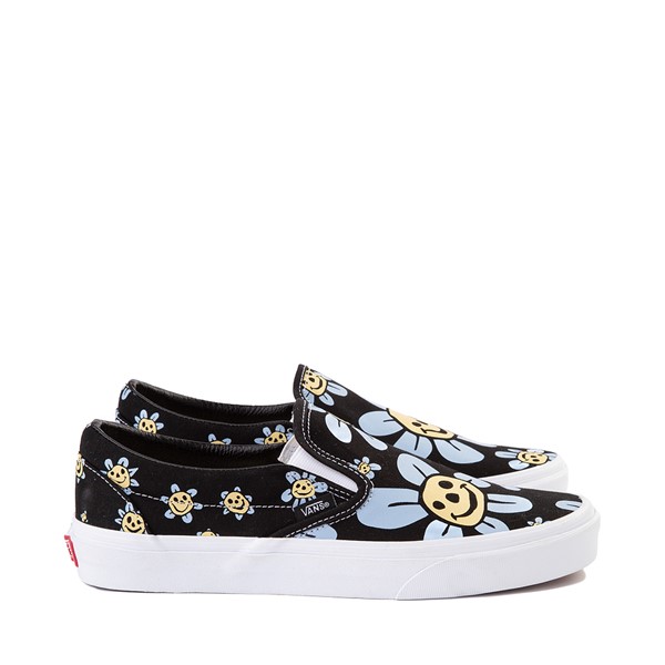 Main view of Vans Slip On Skate Shoe - Trippy Grin / Black