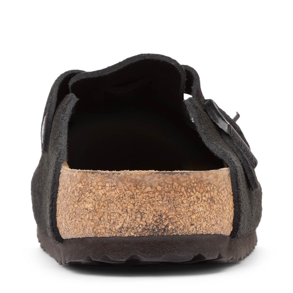 Mens Birkenstock Boston Soft Footbed Clog Black Journeyscanada 