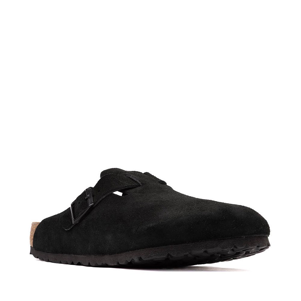 Womens Birkenstock Boston Soft Footbed Clog Black Journeyscanada 