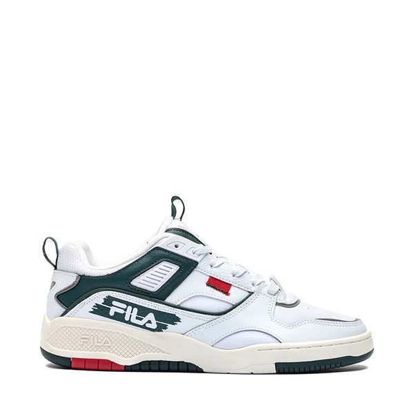 Main view of Mens Fila Corda Athletic Shoe - White / Pine / Red