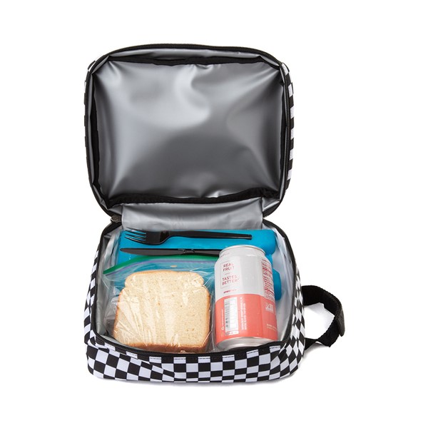 Vans New Skool Checkerboard Lunch Bag - Black / White